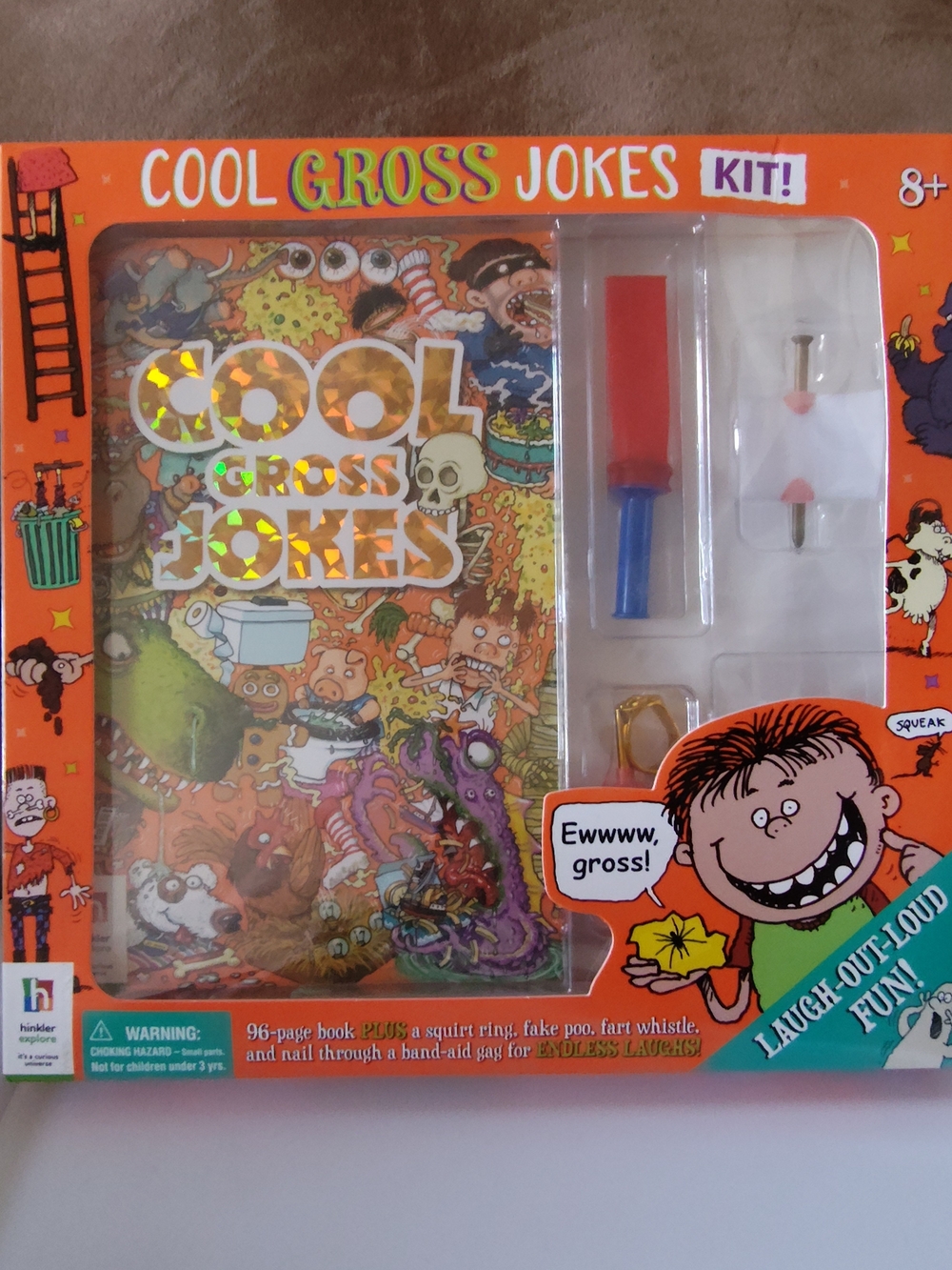 Cool Gross Jokes Kit for Kids – Orange
